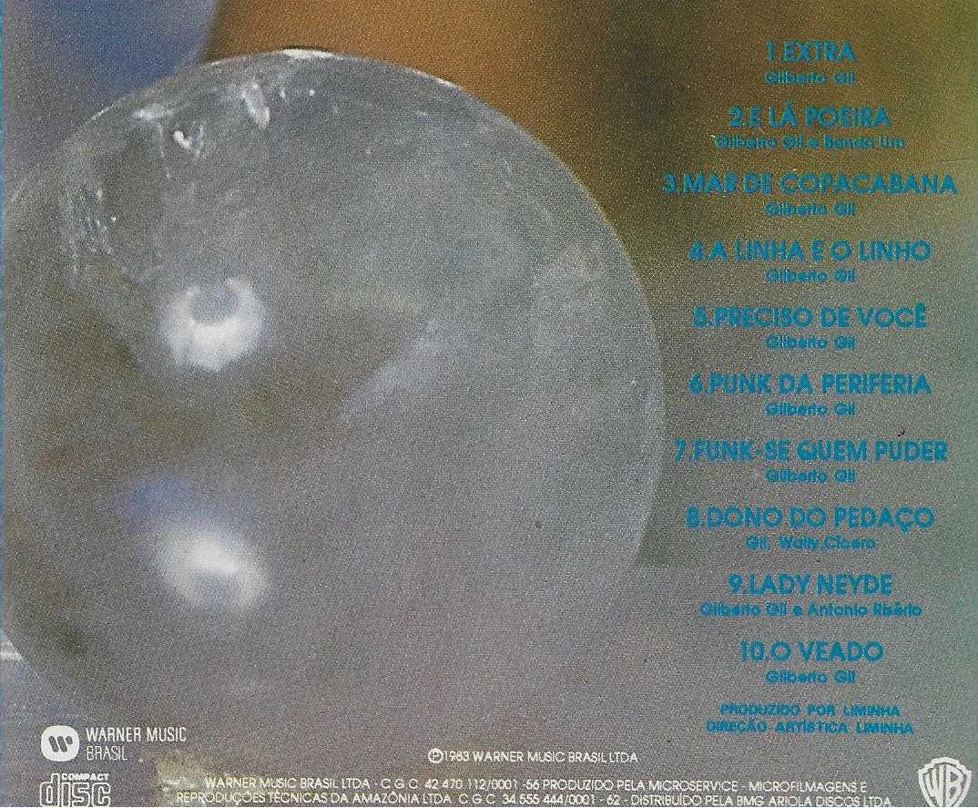 Gilberto Gil - Extra encarte