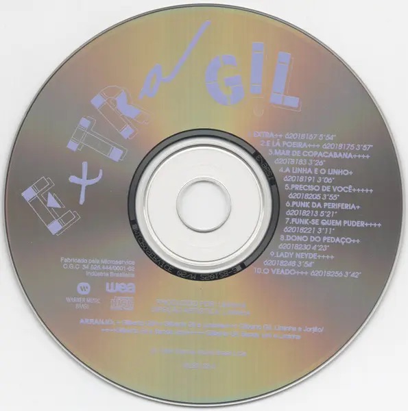 Gilberto Gil - Extra encarte