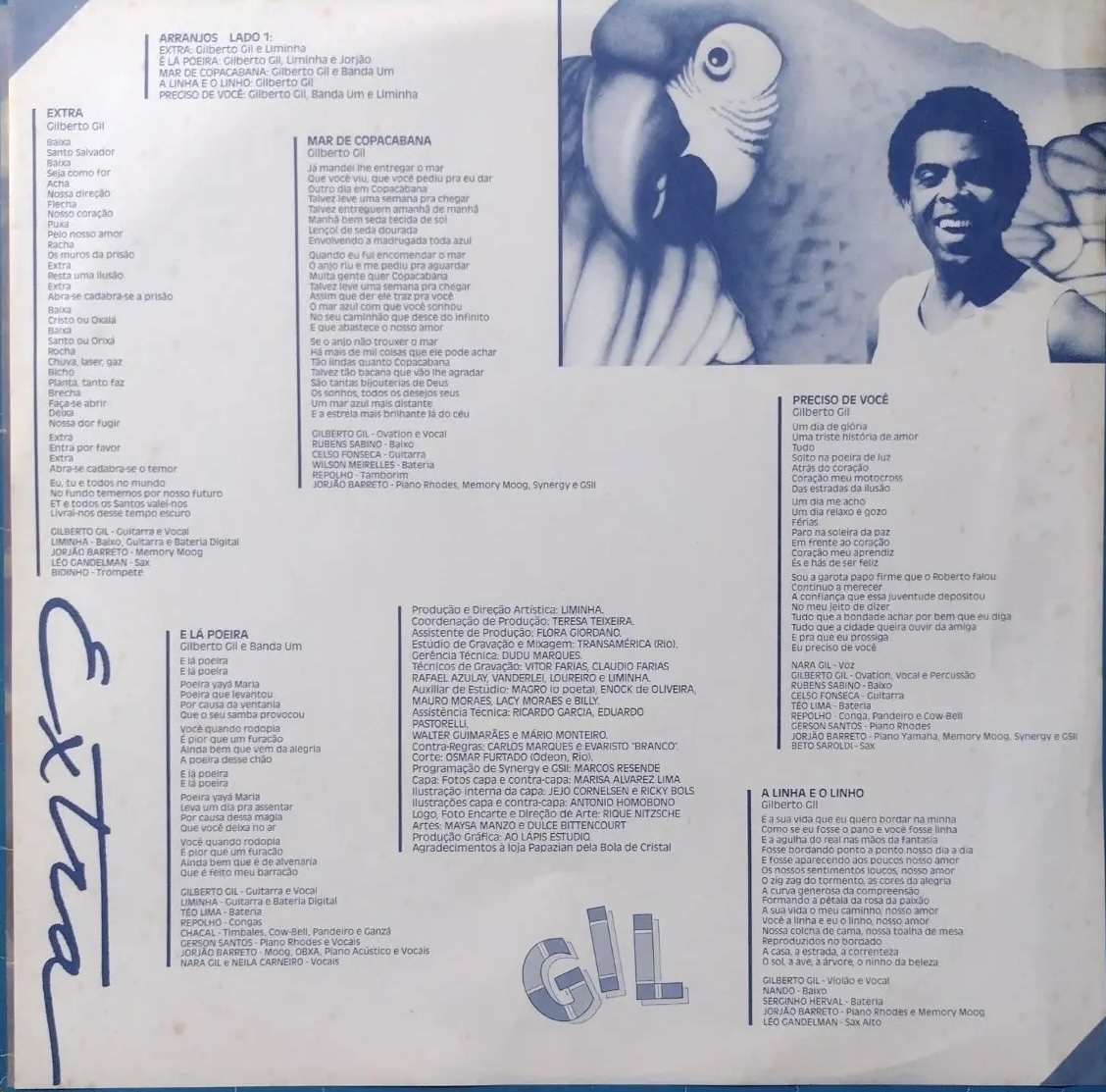 Gilberto Gil - Extra encarte