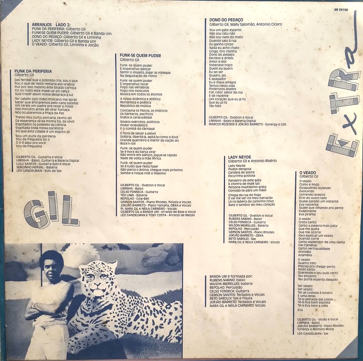Gilberto Gil - Extra encarte