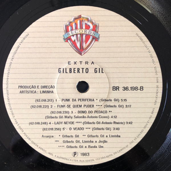 Gilberto Gil - Extra encarte