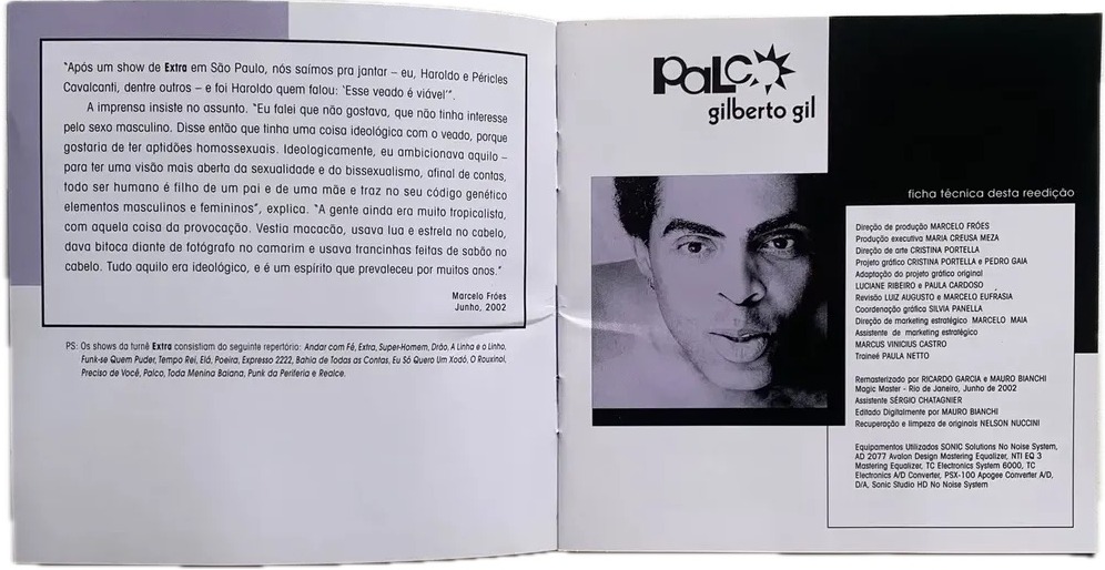 Gilberto Gil - Extra encarte