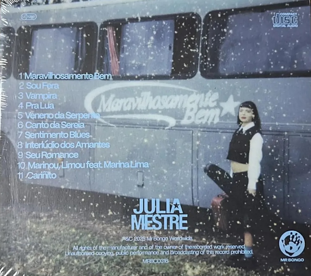 Julia Mestre - Maravilhosamente Bem encarte