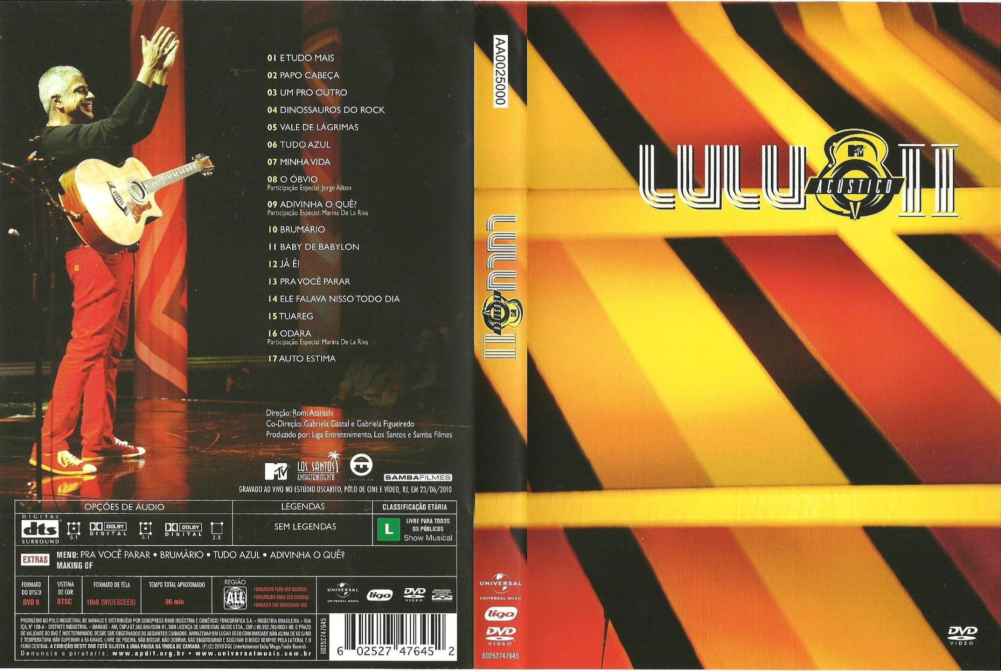 Lulu Santos - Acústico MTV II encarte