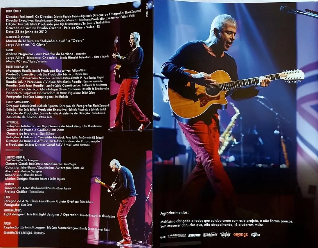 Lulu Santos - Acústico MTV II encarte