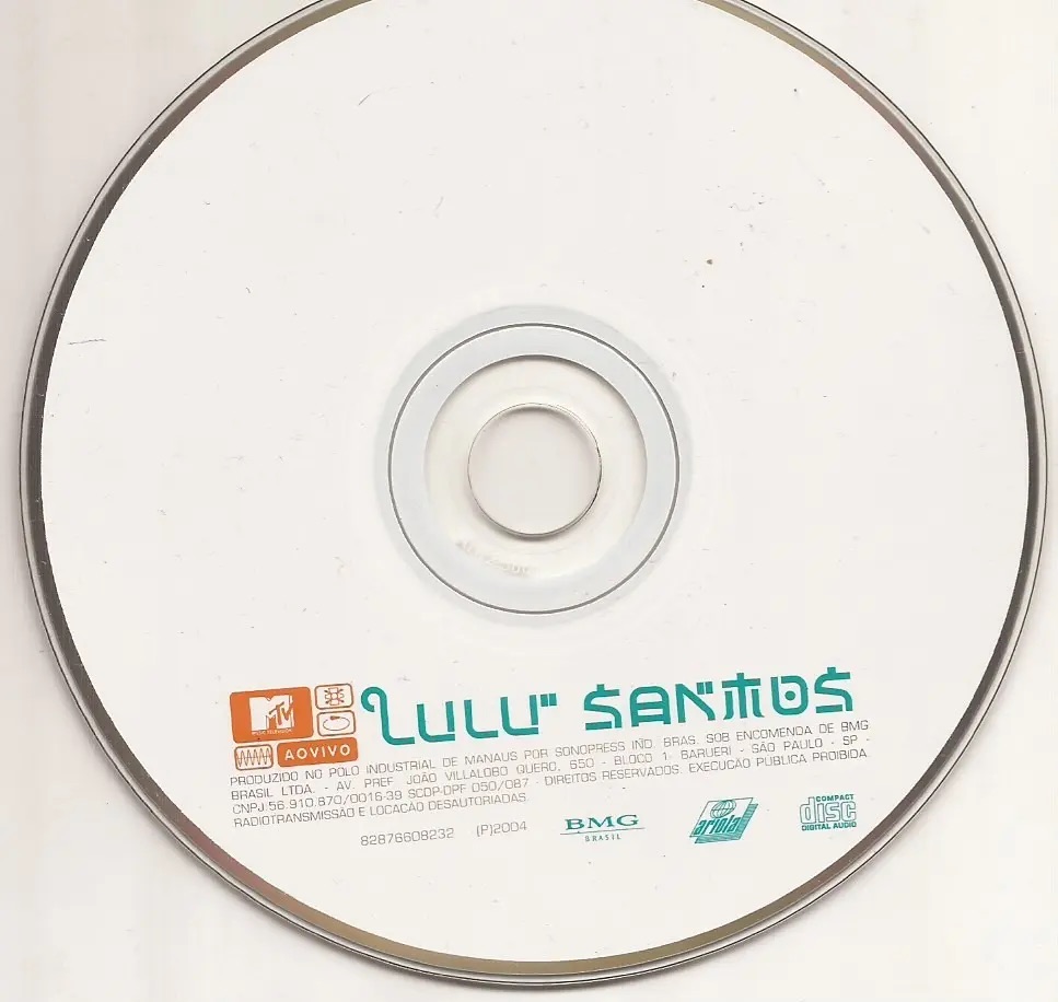 Lulu Santos - MTV Ao Vivo encarte