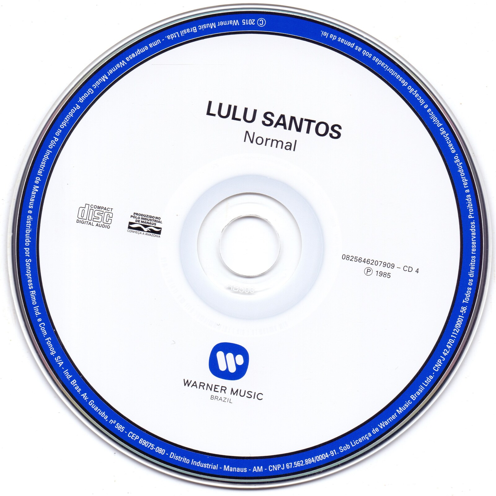 Lulu Santos - Normal encarte