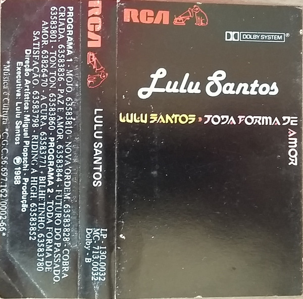 Lulu Santos - Toda Forma De Amor encarte