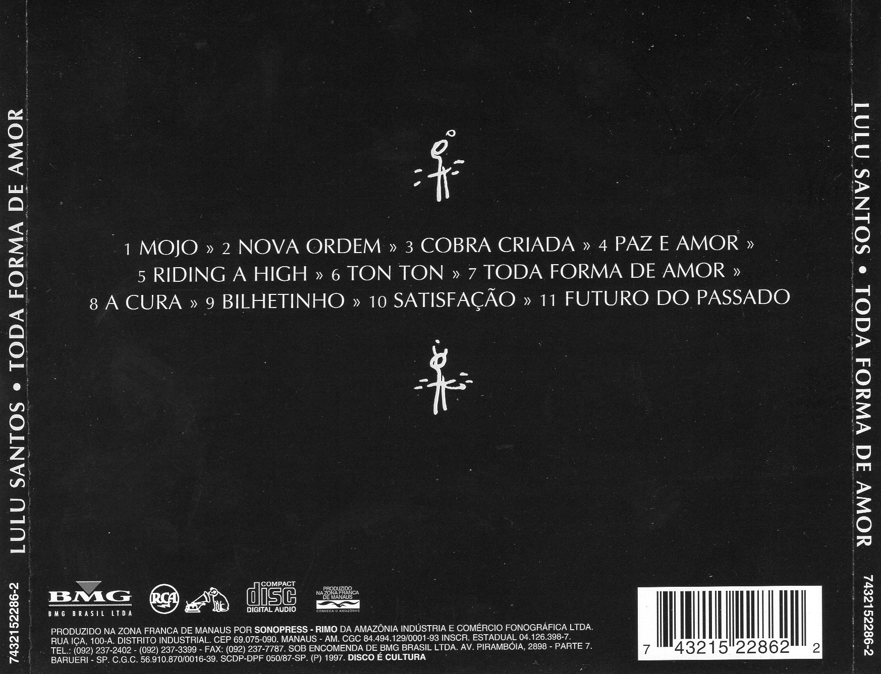 Lulu Santos - Toda Forma De Amor encarte