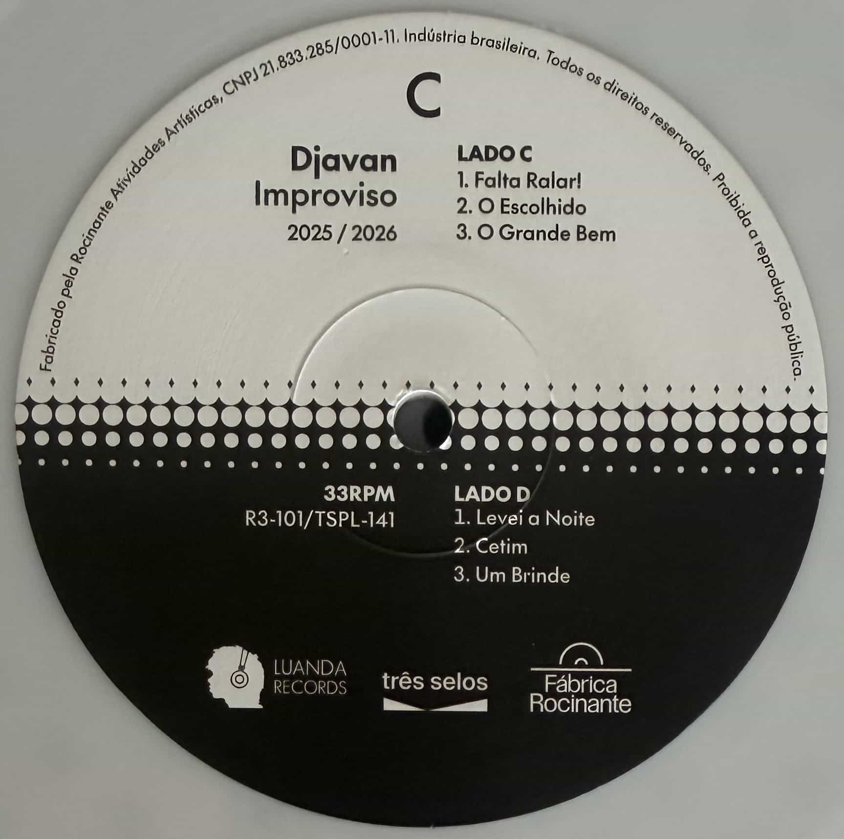 Djavan - Improviso encarte