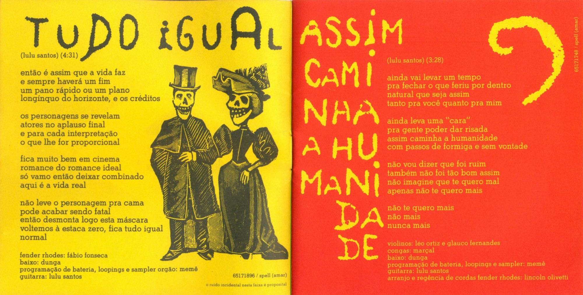 Lulu Santos - Assim Caminha A Humanidade encarte
