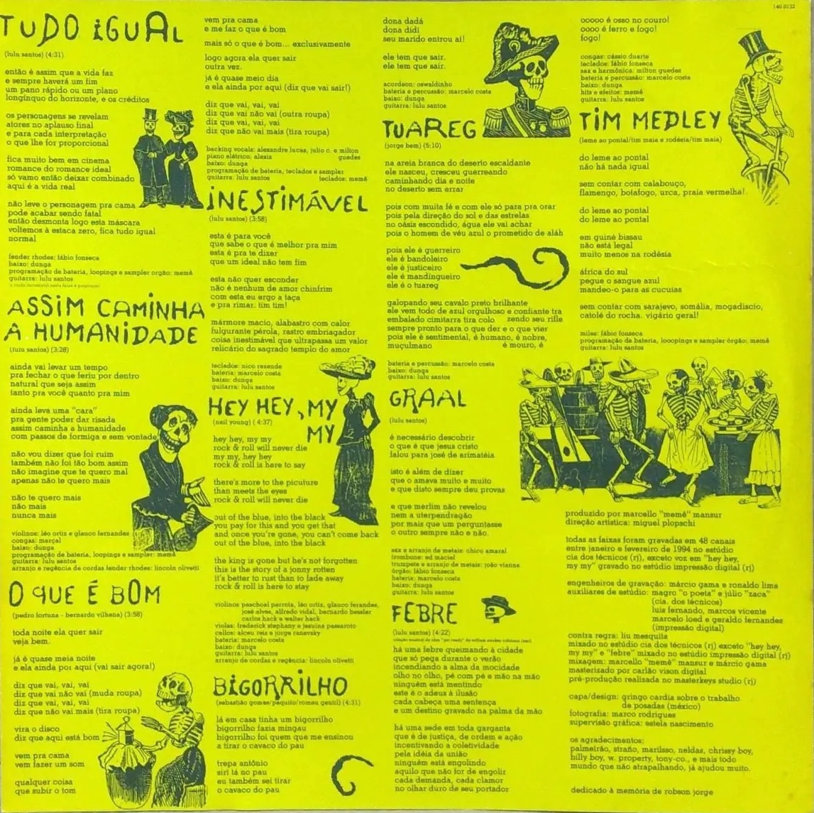 Lulu Santos - Assim Caminha A Humanidade encarte