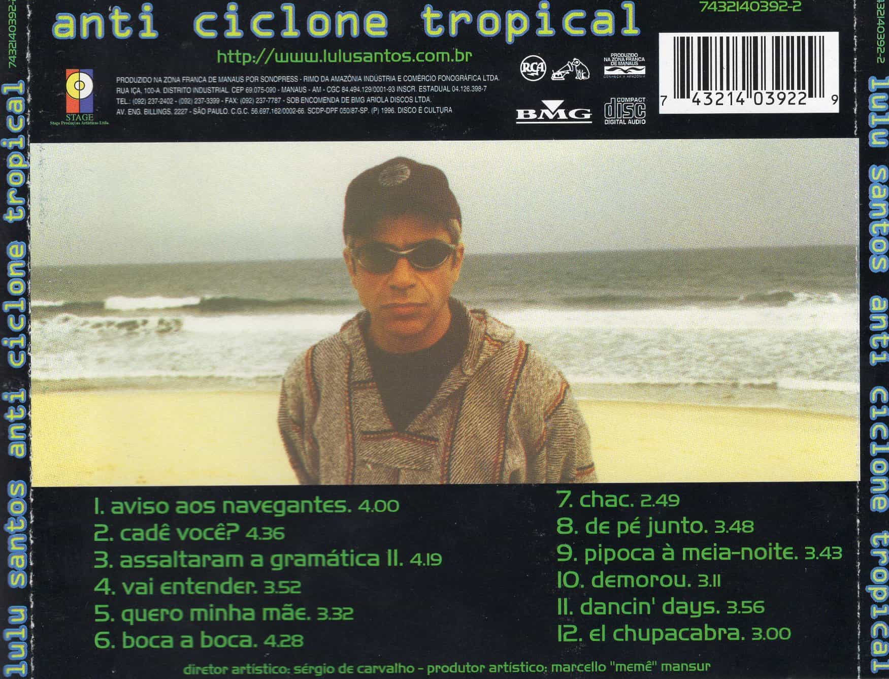 Lulu Santos - Anti Ciclone Tropical encarte