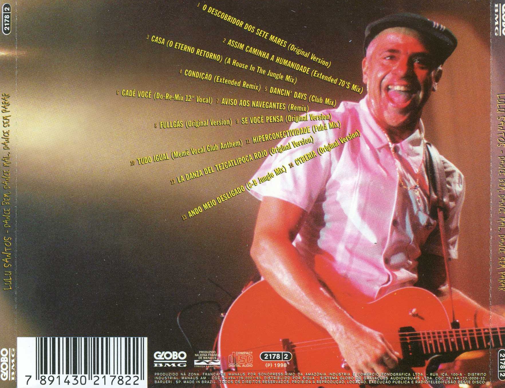Lulu Santos - Dance Bem, Dance Mal, Dance Sem Parar encarte