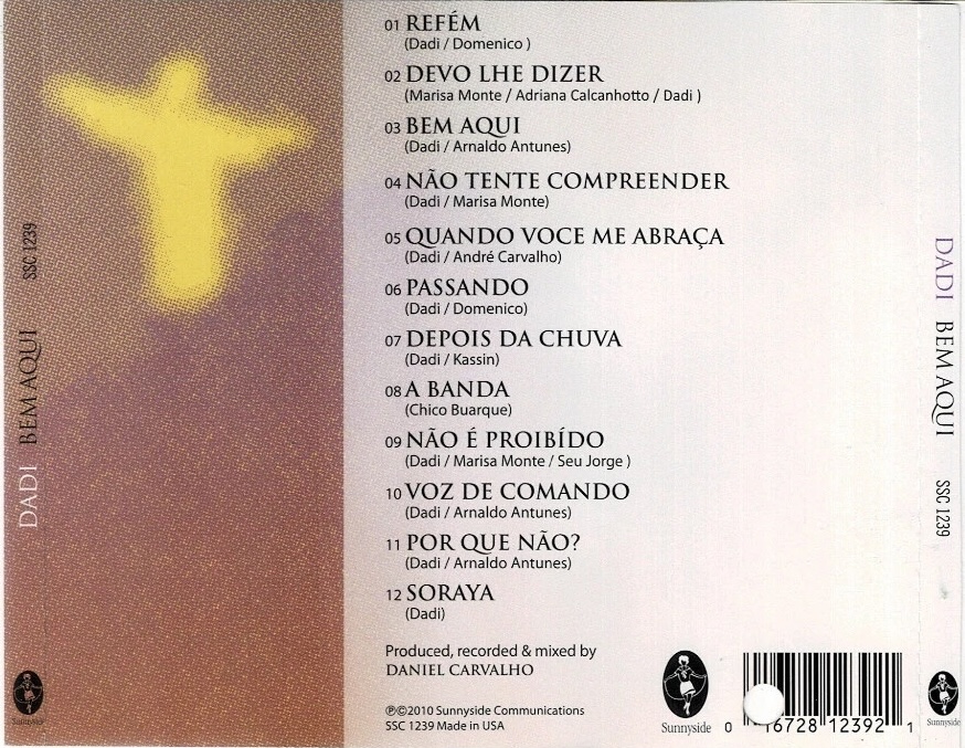 Dadi Carvalho - Bem Aqui encarte