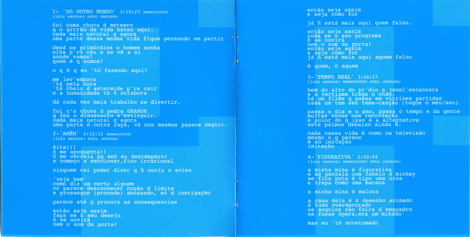 Lulu Santos - Programa encarte