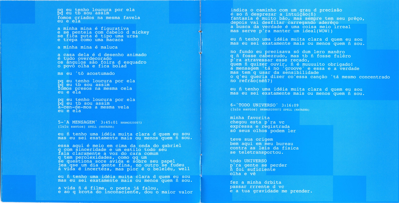 Lulu Santos - Programa encarte