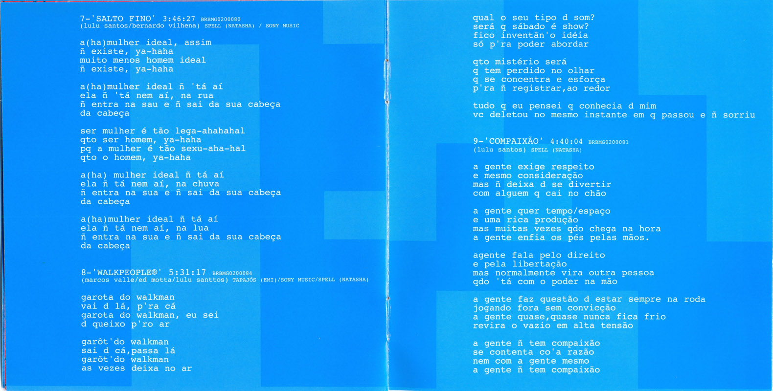 Lulu Santos - Programa encarte