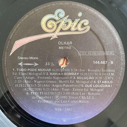 Metrô - Olhar encarte