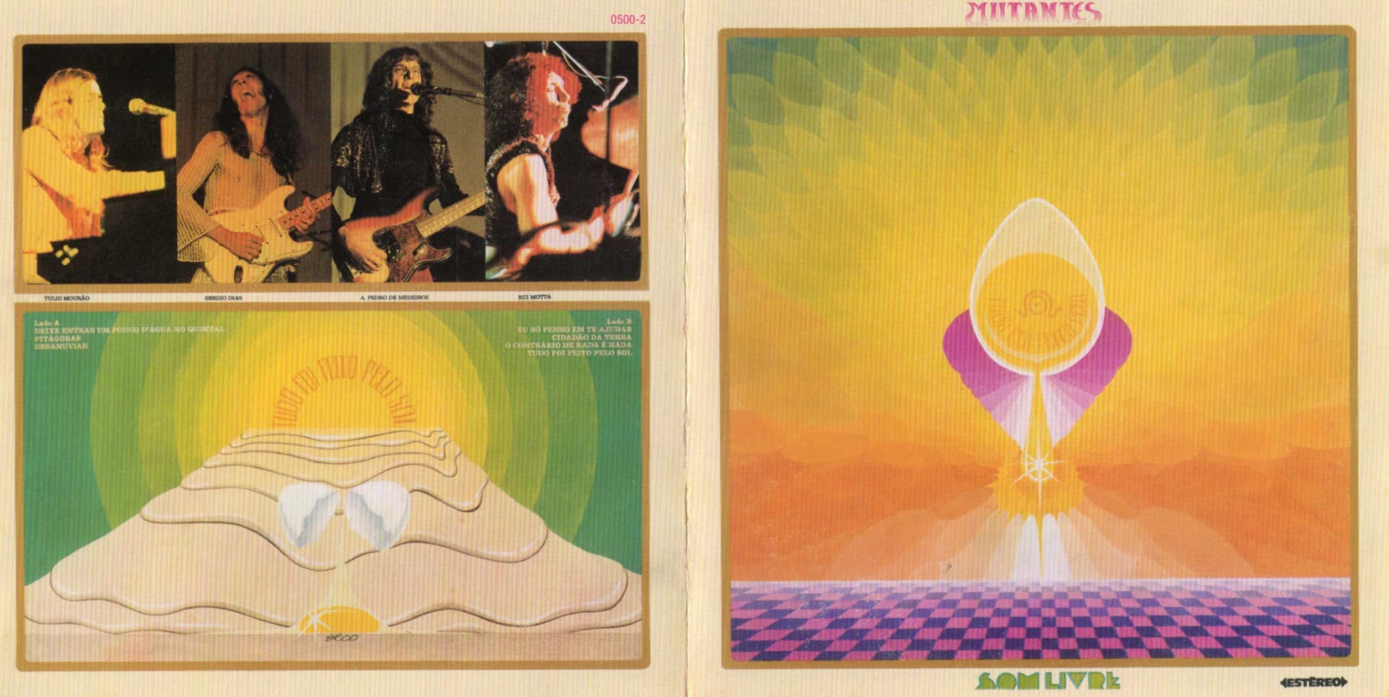 Os Mutantes - Tudo Foi Feito Pelo Sol encarte