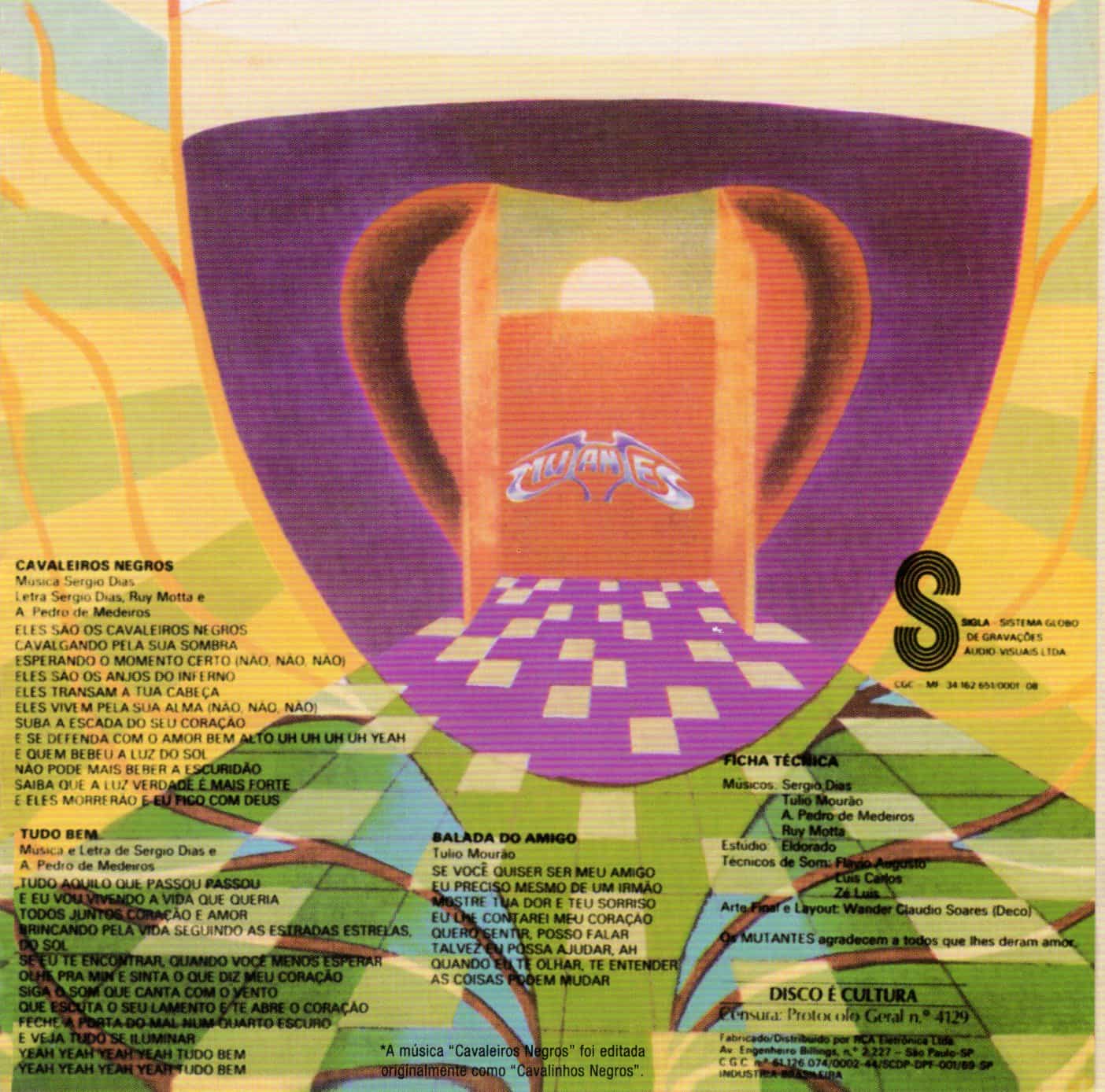 Os Mutantes - Tudo Foi Feito Pelo Sol encarte