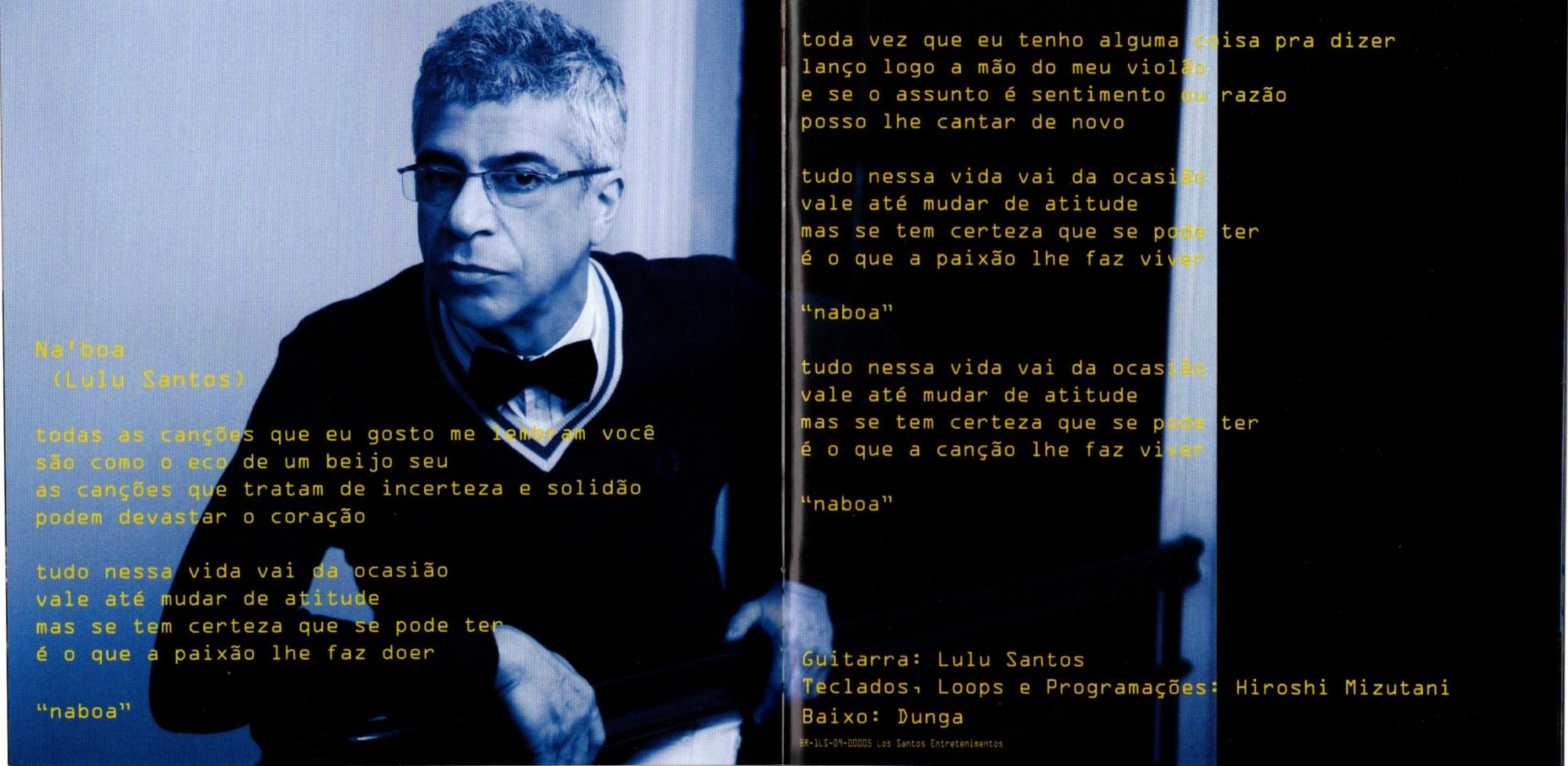 Lulu Santos - Singular encarte