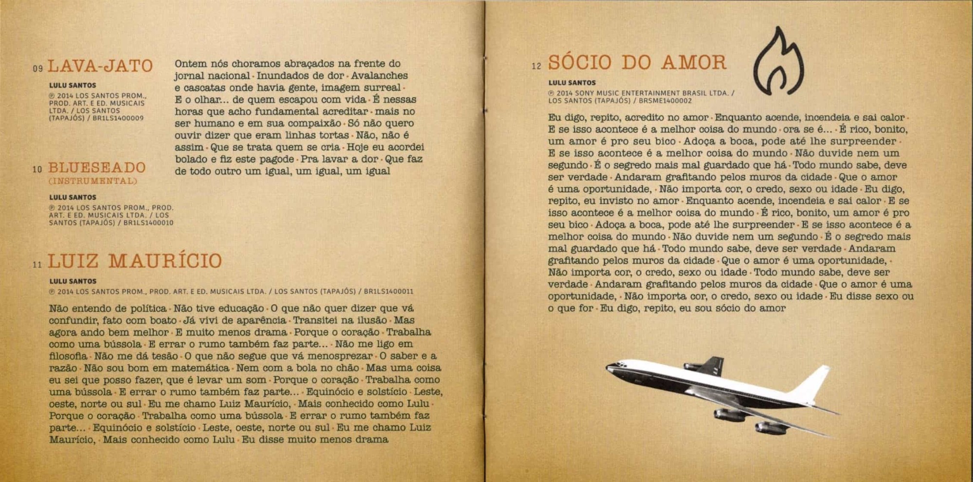 Lulu Santos - Luiz Maurício! encarte