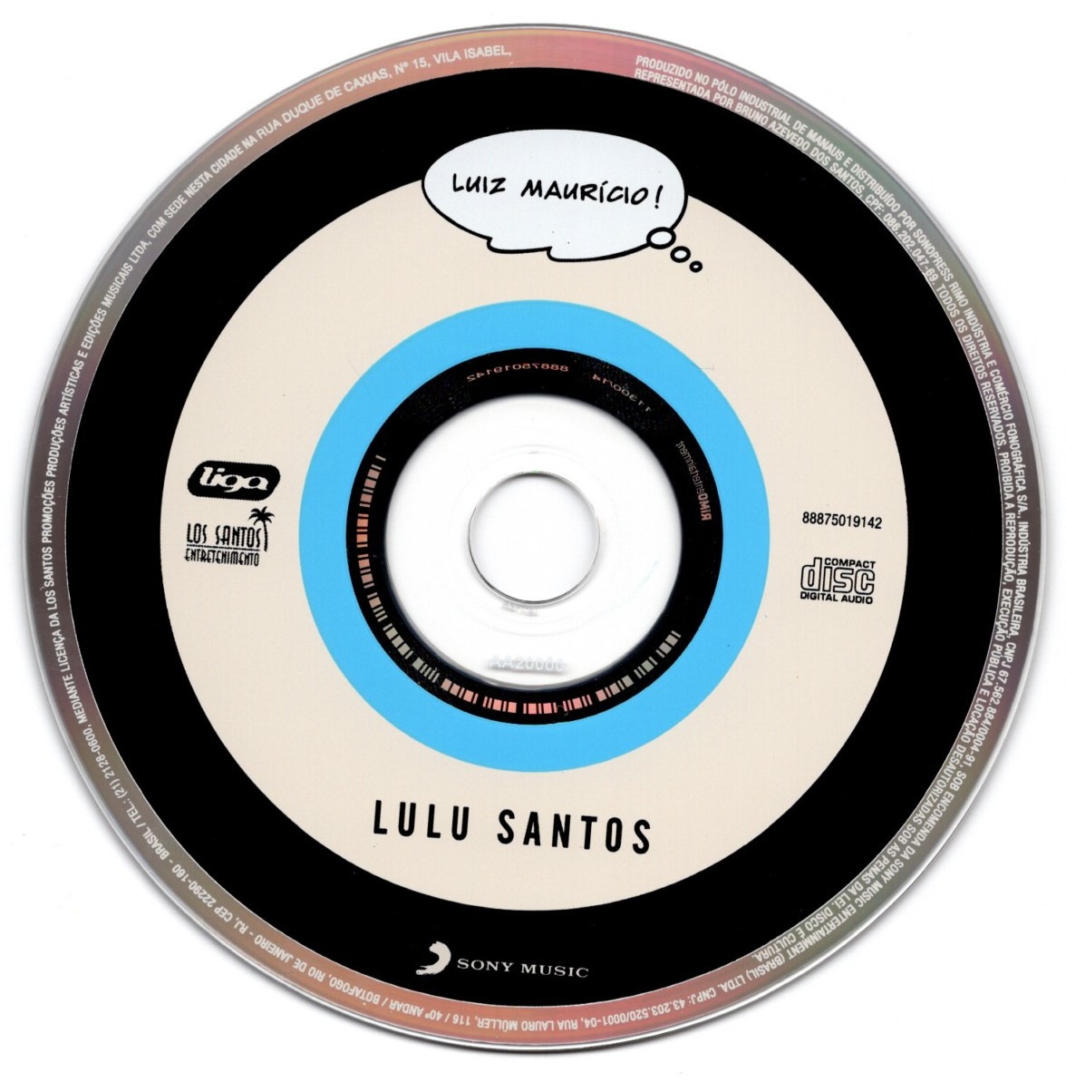Lulu Santos - Luiz Maurício! encarte