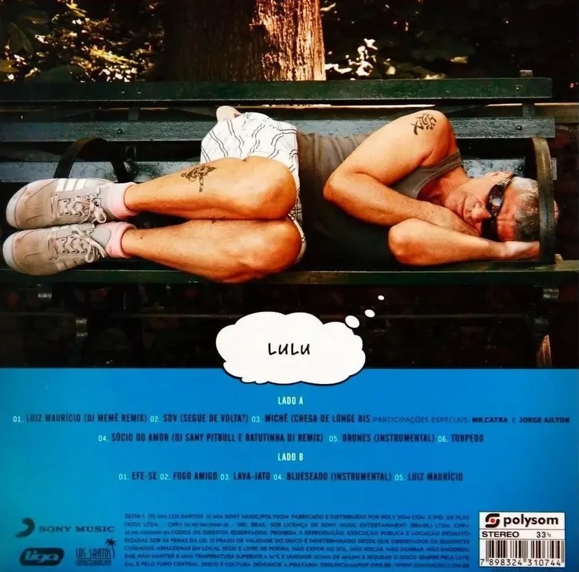 Lulu Santos - Luiz Maurício! encarte