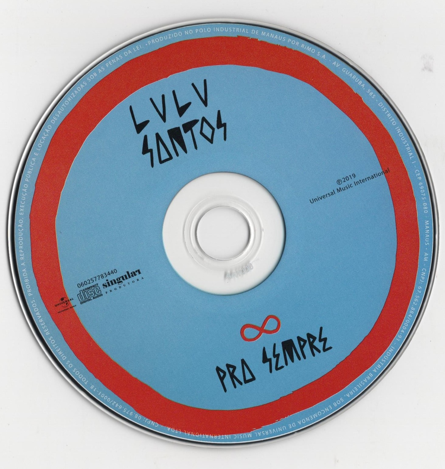 Lulu Santos - Pra Sempre encarte