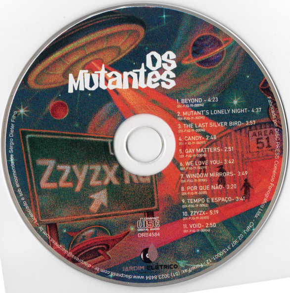 Os Mutantes - Zzyzx encarte