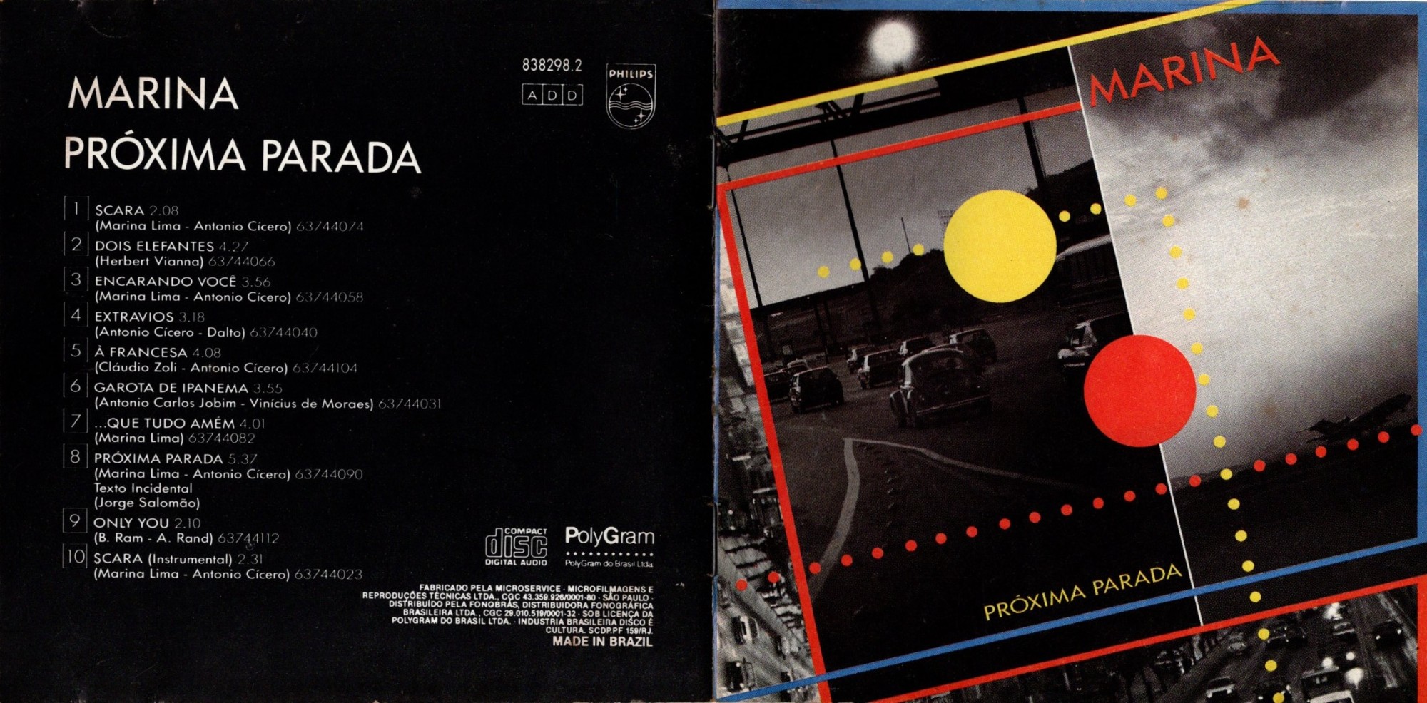 Marina Lima - Próxima Parada encarte