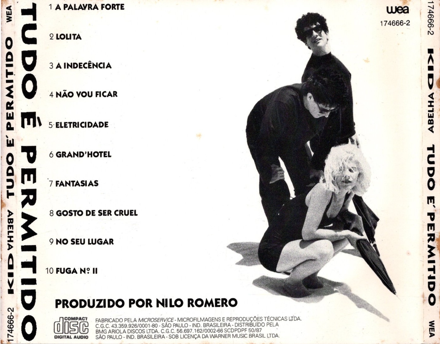 Kid Abelha - Tudo é Permitido encarte