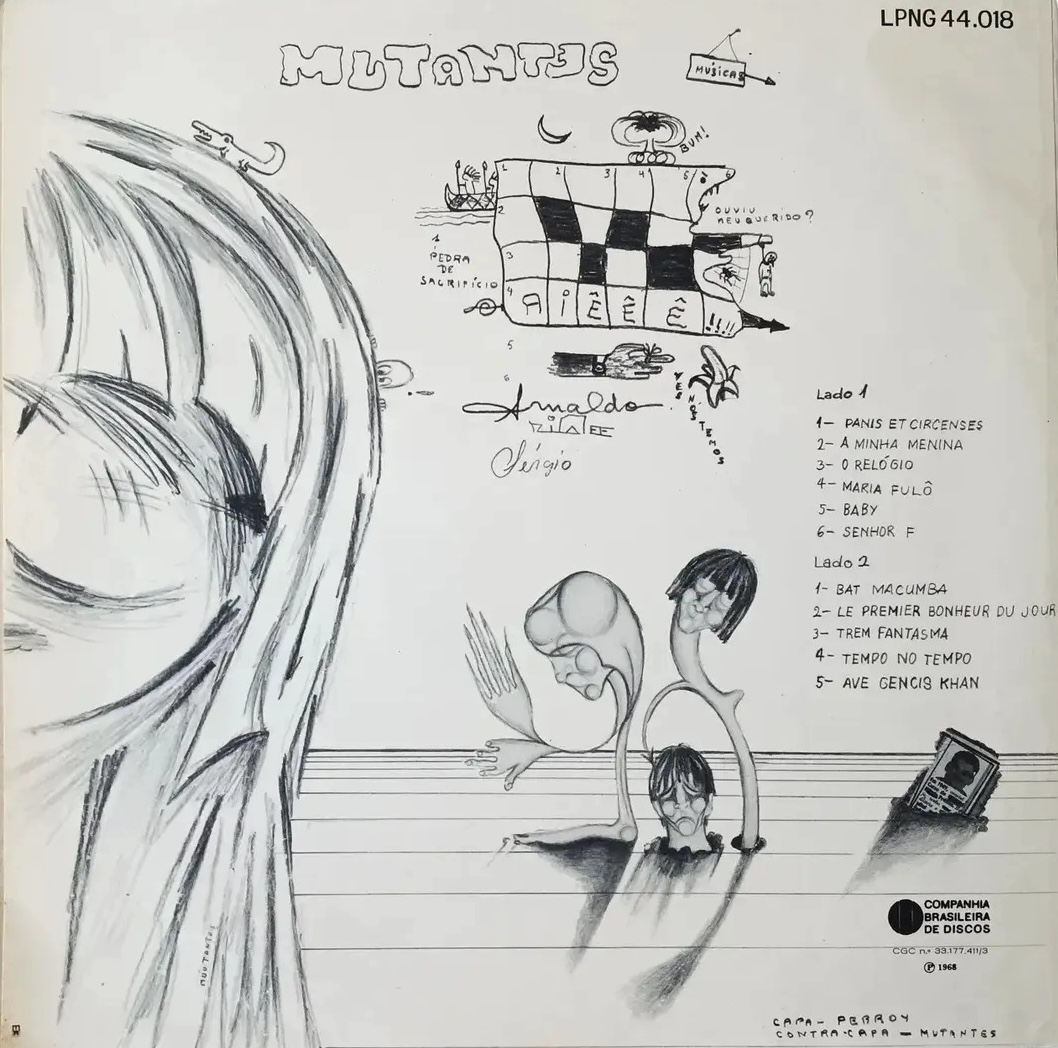 Os Mutantes - Os Mutantes encarte