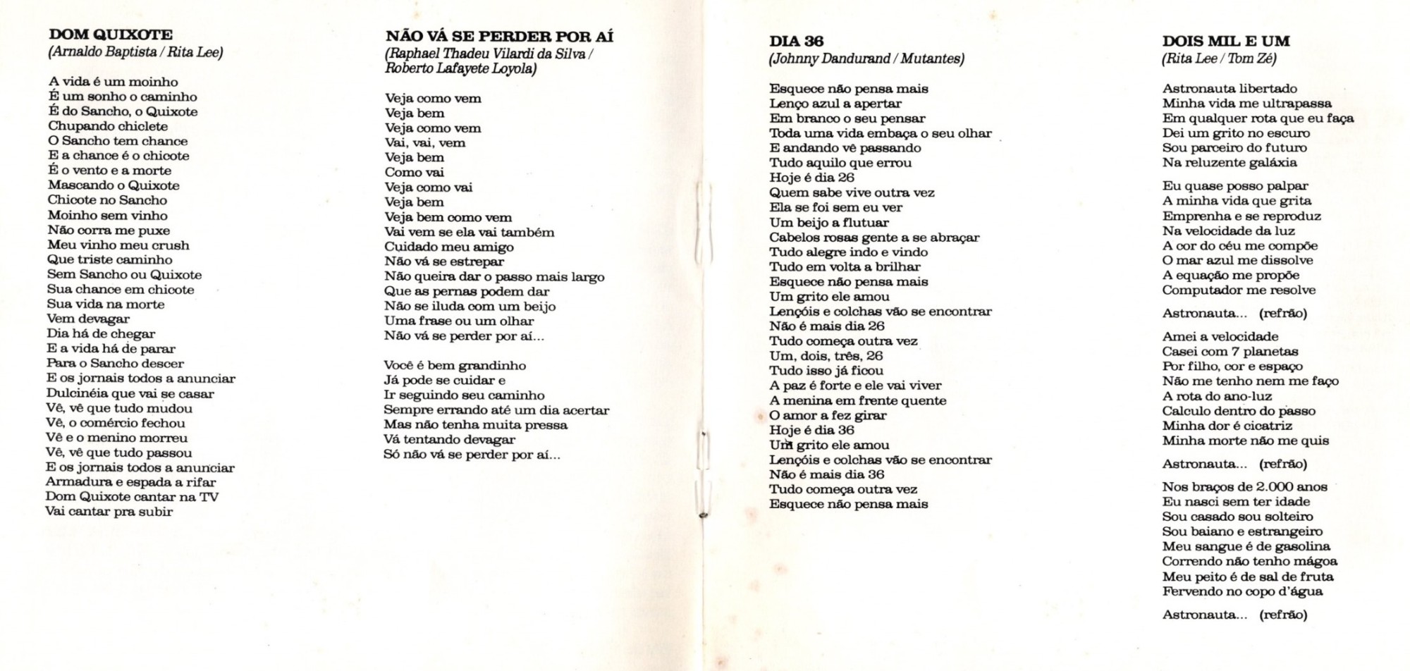 Os Mutantes - Mutantes encarte