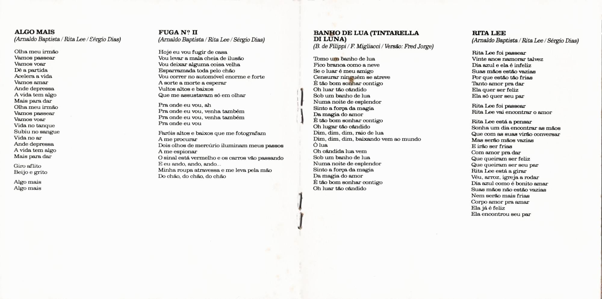 Os Mutantes - Mutantes encarte