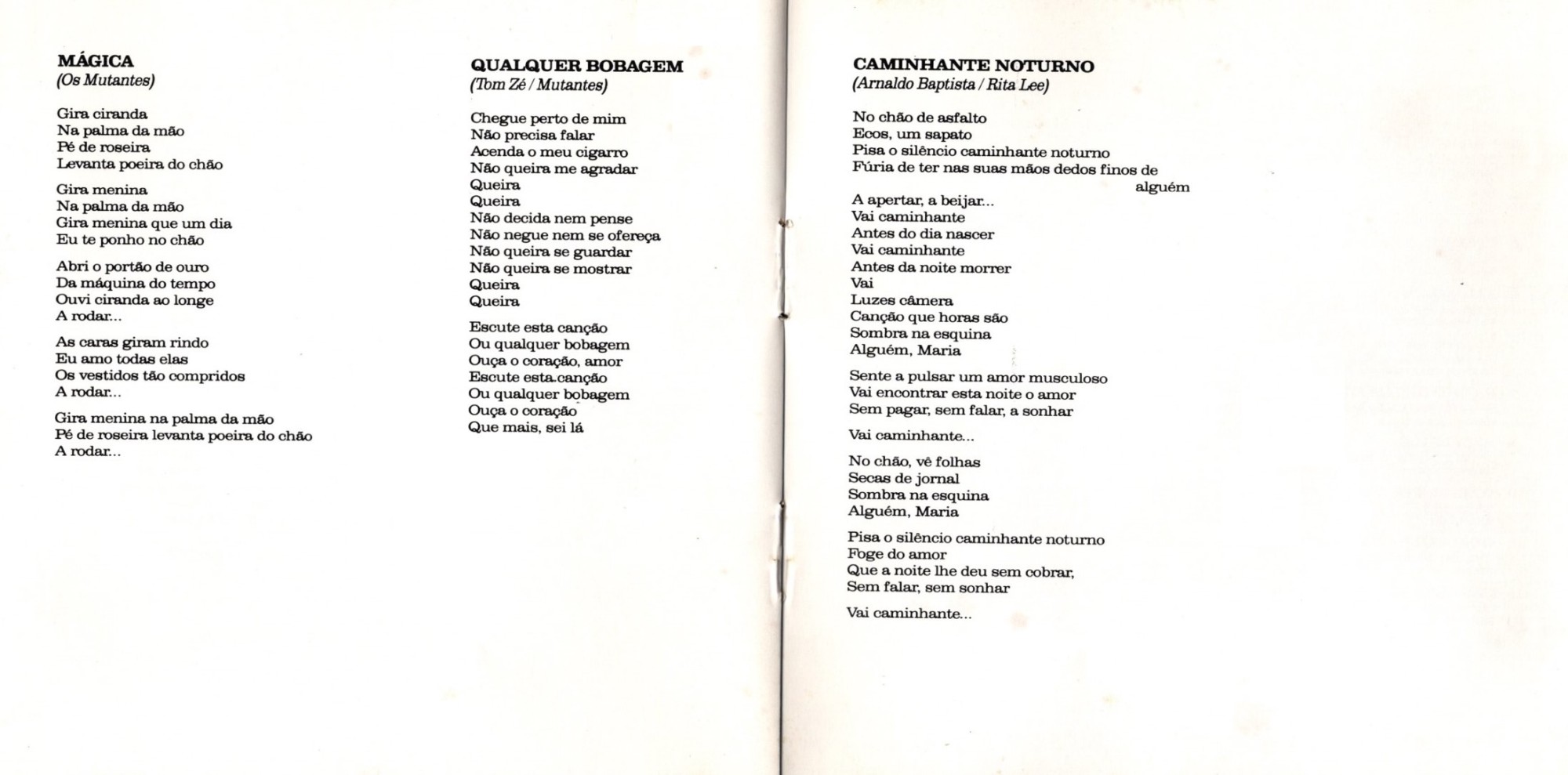 Os Mutantes - Mutantes encarte
