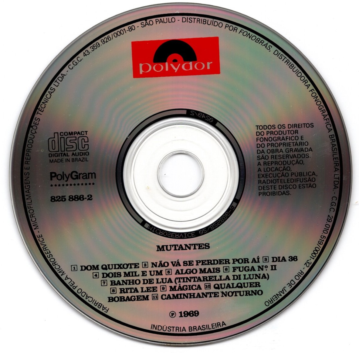 Os Mutantes - Mutantes encarte