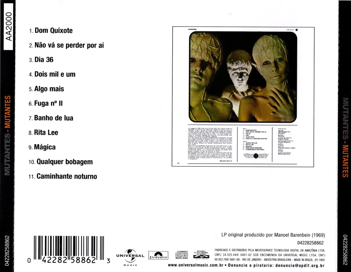 Os Mutantes - Mutantes encarte
