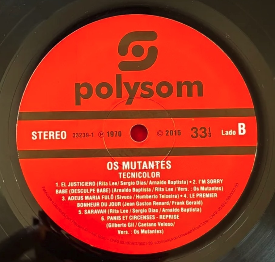 Os Mutantes - Tecnicolor encarte