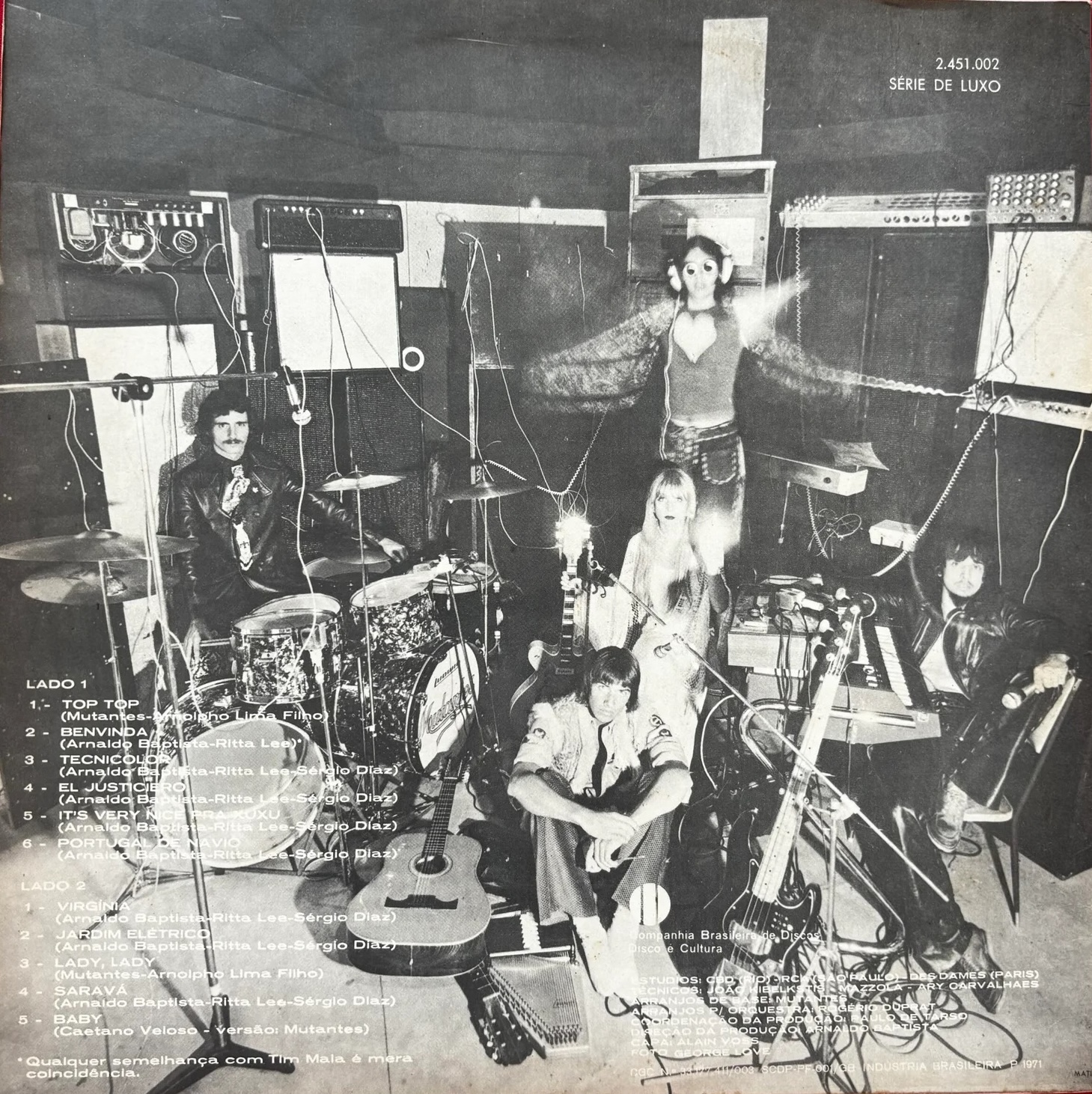 Os Mutantes - Jardim Elétrico encarte