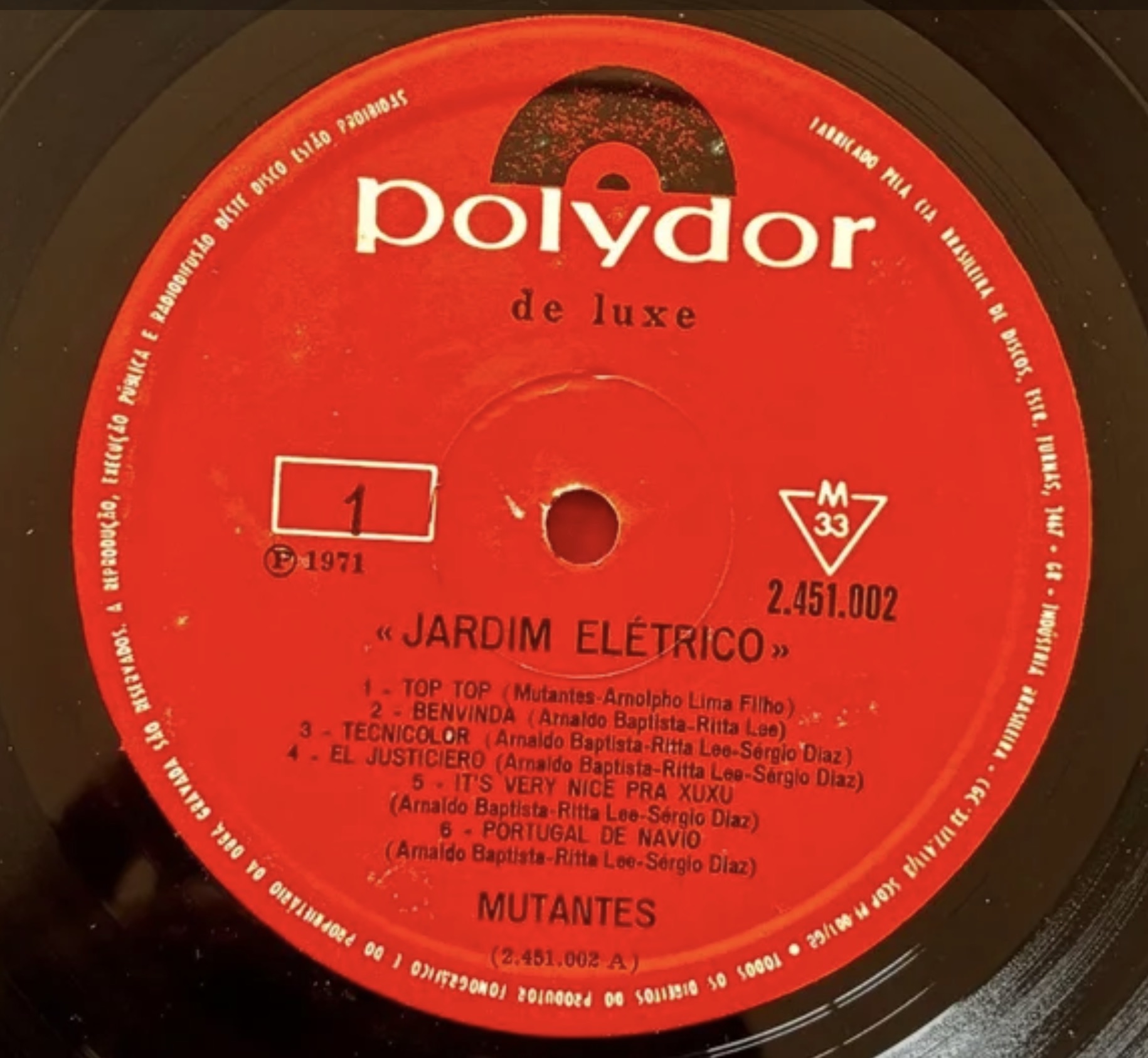 Os Mutantes - Jardim Elétrico encarte