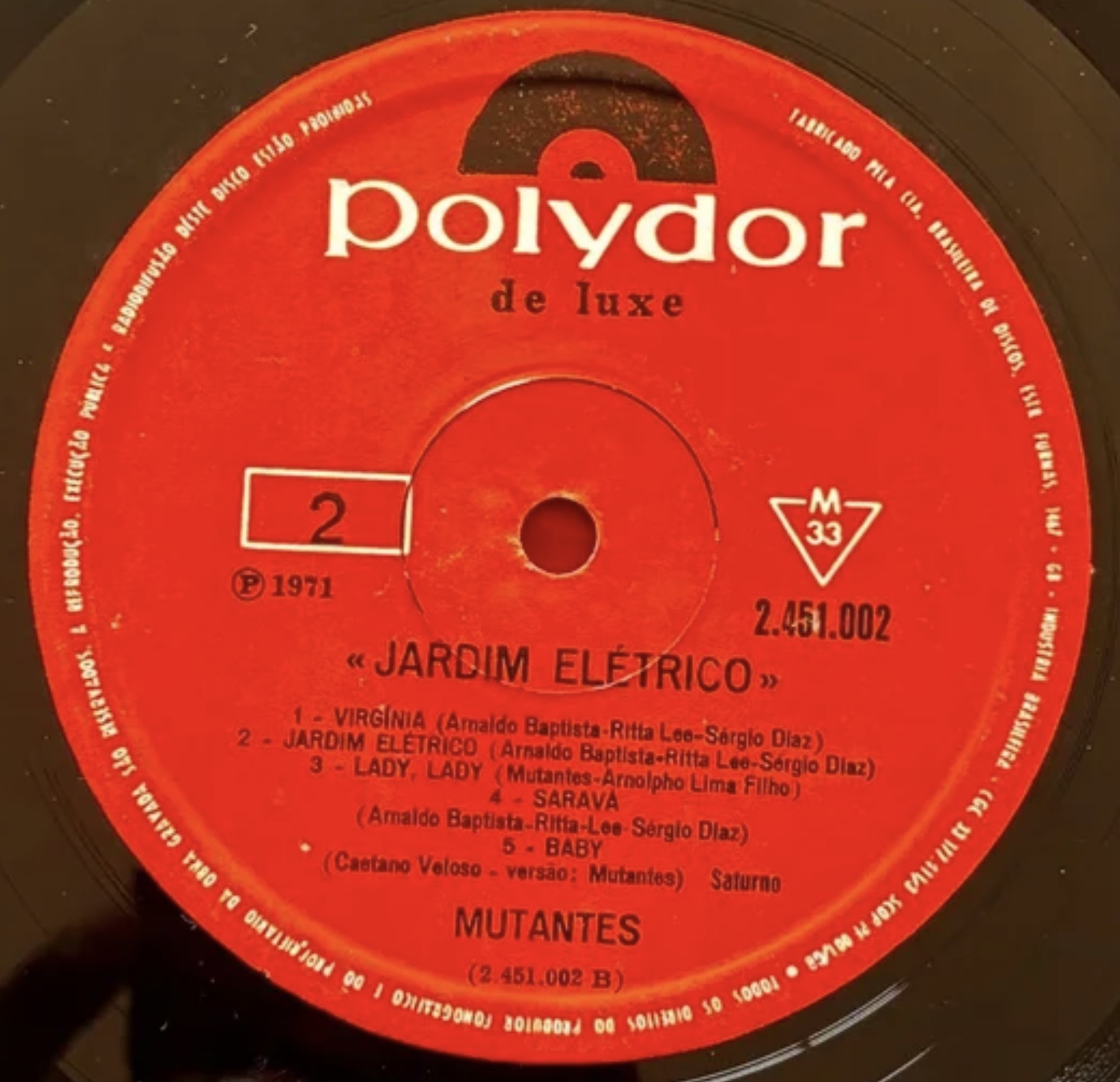Os Mutantes - Jardim Elétrico encarte