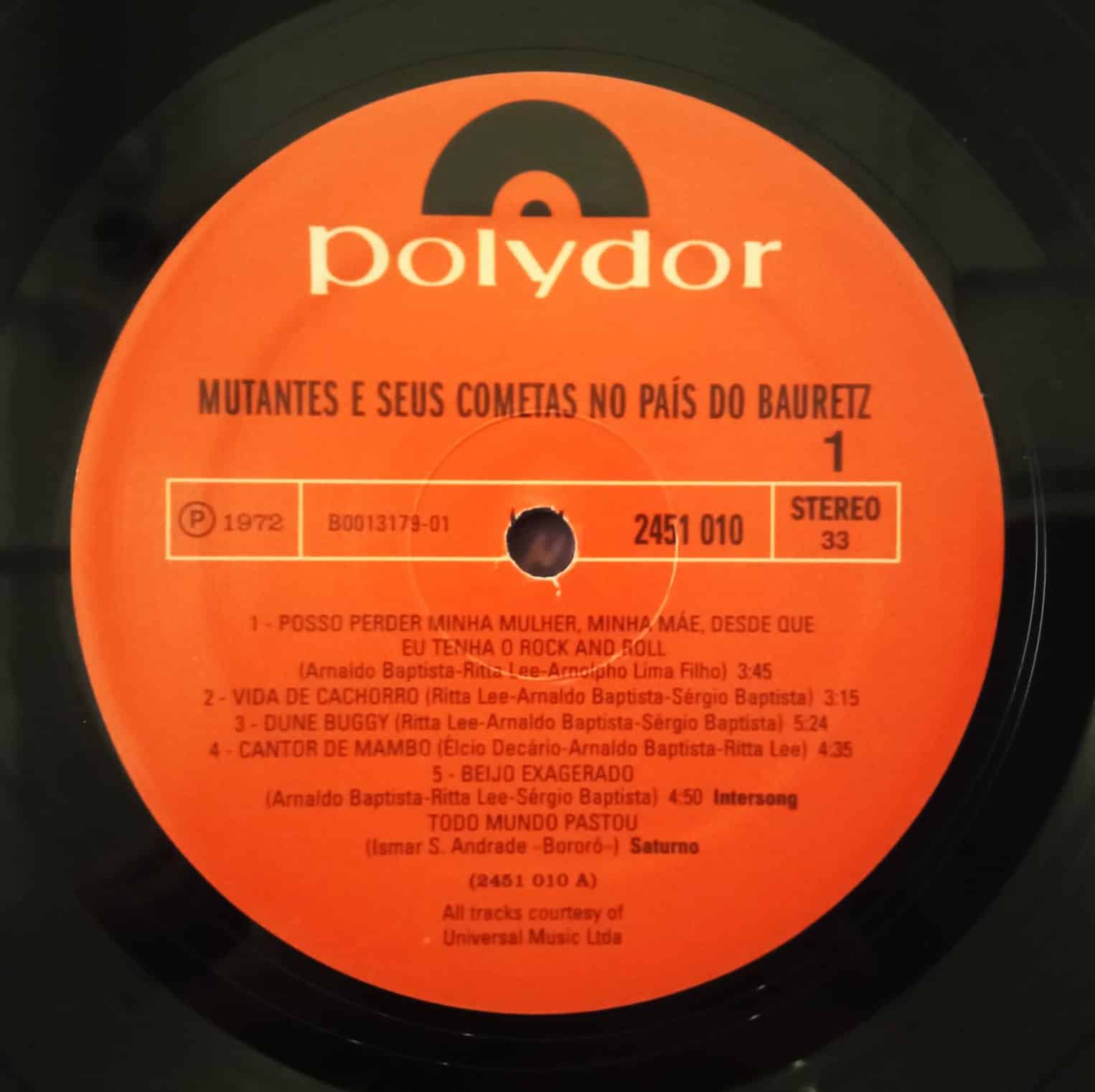 Os Mutantes - Mutantes E Seus Cometas No País Do Baurets encarte