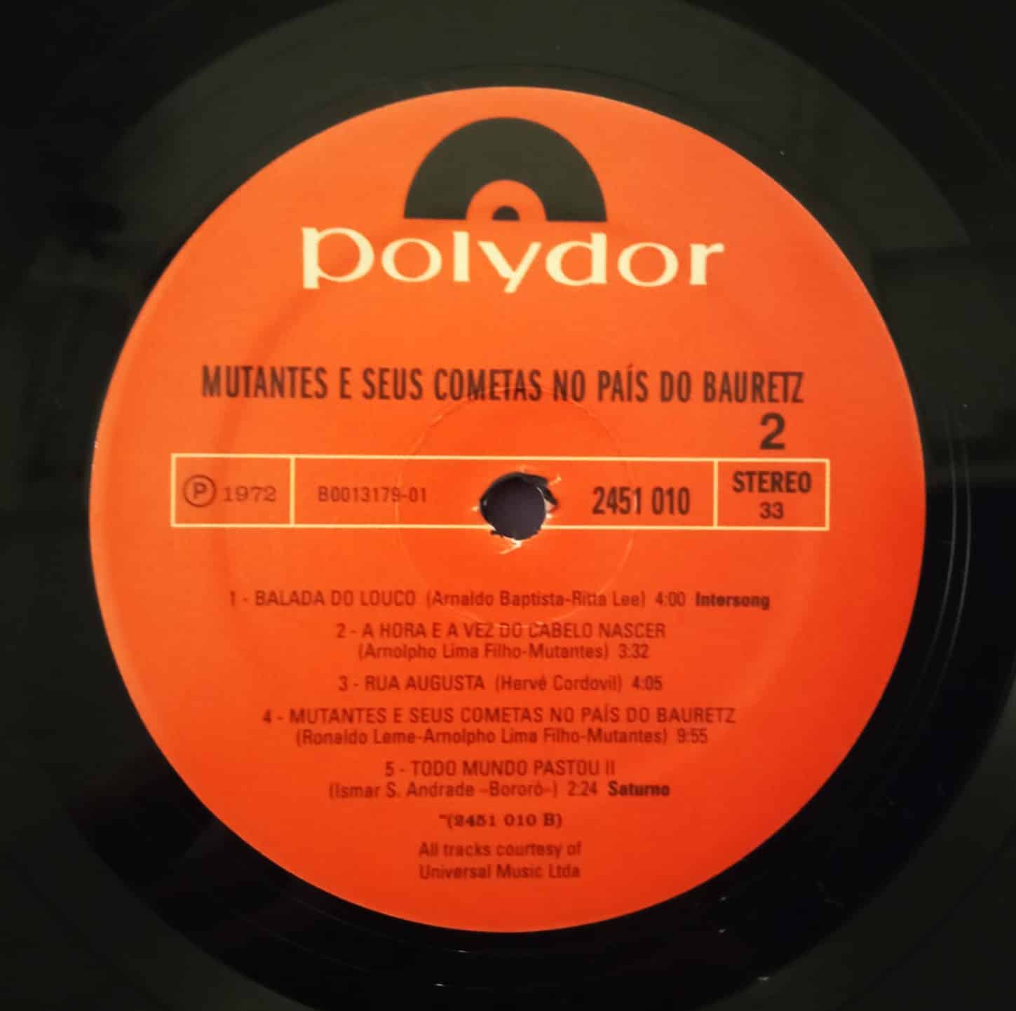 Os Mutantes - Mutantes E Seus Cometas No País Do Baurets encarte