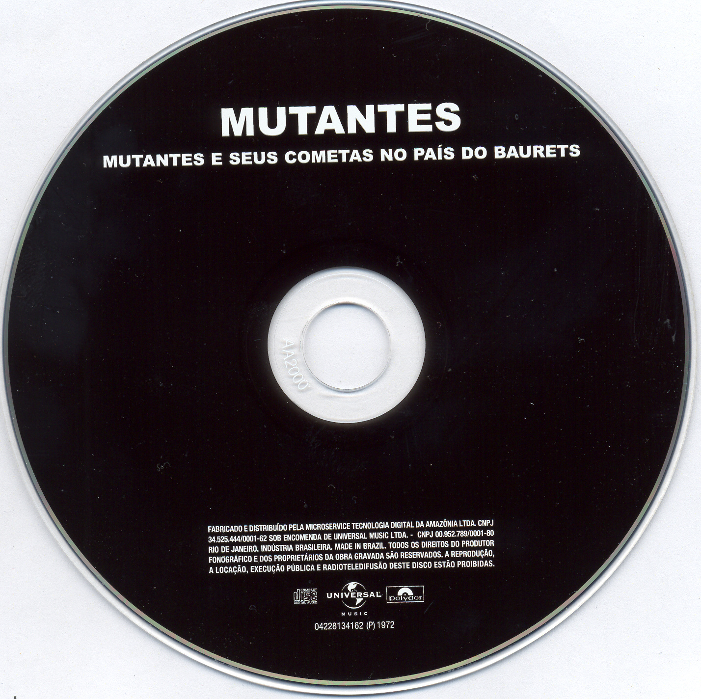 Os Mutantes - Mutantes E Seus Cometas No País Do Baurets encarte