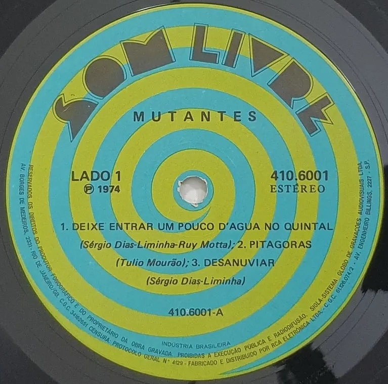Os Mutantes - Tudo Foi Feito Pelo Sol encarte