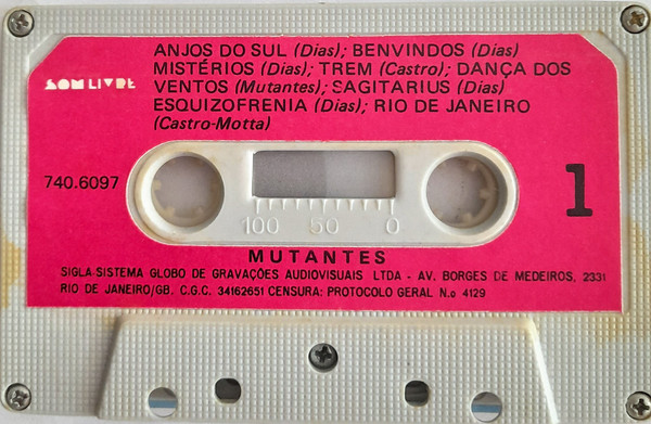 Os Mutantes - Ao Vivo encarte