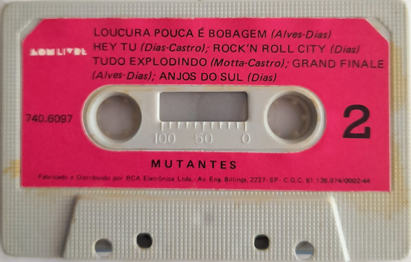 Os Mutantes - Ao Vivo encarte
