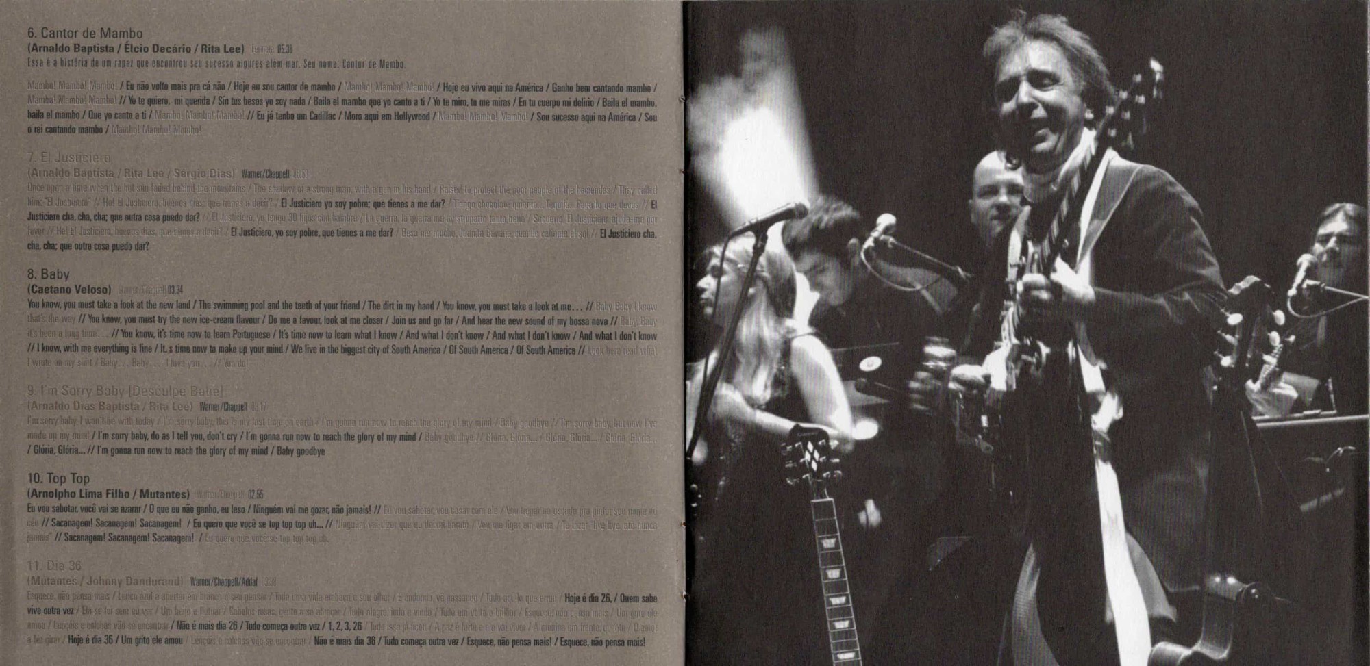 Os Mutantes - Mutantes Ao Vivo - Barbican Theatre, Londres, 2006 encarte